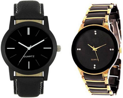 

Frolik 72 Analogue Leather And Black Metal Material Men Watch - For Boys