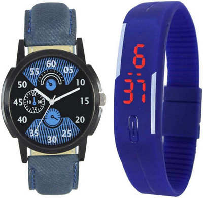 

Frolik 33 Latest Analogue And Blue Attractive Digital Led Kids And Men Watch - For Boys & Girls