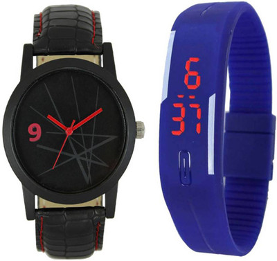 

Frolik 109 Latest Analogue And Digital Blue LED Men And Kids Watch - For Boys