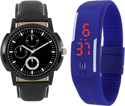 

Frolik 126 Latest Analogue And Digital Blue LED Men And Kids Watch - For Boys