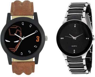 

Frolik 56 Analogue Leather And Black Metal Material Men Watch - For Boys