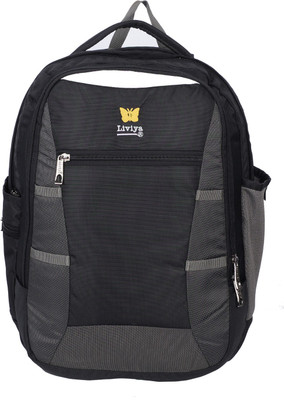 

Liviya SB-1390 33 L Backpack(Black, Grey)