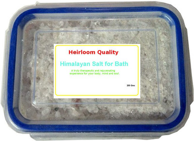 

Heirloom Quality 100 % Natural Himalayan Salt for Bath(200 g)