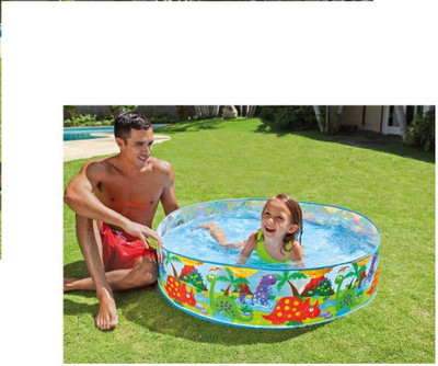 

KT BROTHERS 4 Feet Kids Water Pool Bath Tub Swimming Pool Bath Toy(Multicolor)