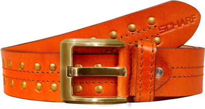 

SCHARF Men Casual Tan Genuine Leather, Metal Belt