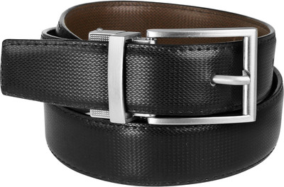 

Howdy Men Casual Black Genuine Leather Reversible Belt