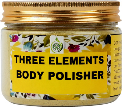 

THREE ELEMENTS Body Polisher for Glowing Skin & Tan Removal,100% natural(25 g)