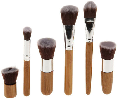 

Generic Professional Bamboo Handle 6Pcs Makeup Brush Set Cosmetic Face Brush(Pack of 6)
