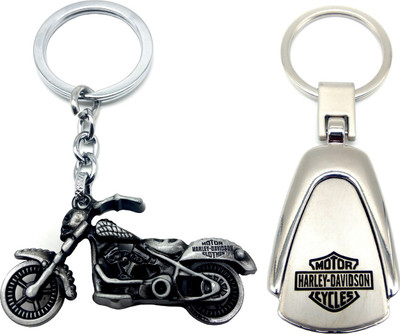 

City Choice Combo of Harley-Davidson Grey Bike Key Chain(Multicolor)