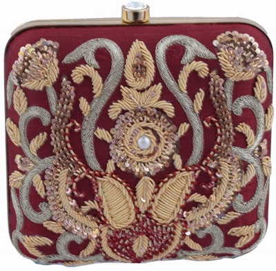 

Riyanshi's Party Red Clutch