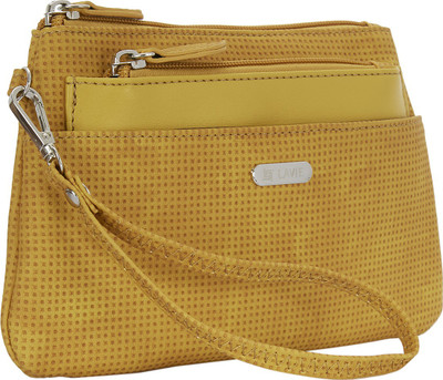 

Lavie Girls Casual Yellow PU Sling Bag