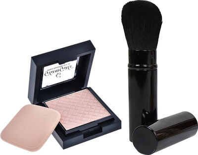 

GlamGals The Compact Shine-On & Get Black Pocket Powder Brush(Set of 1)