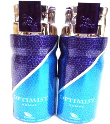 

EKOZ OPTIMIST Perfume Body Spray - For Men(400 ml, Pack of 2)