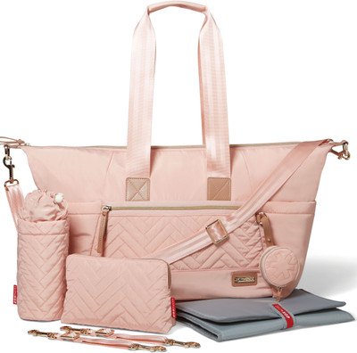 

Skip Hop Suite 7pc Diaper Tote Set - Blush Diaper Tote(Beige)
