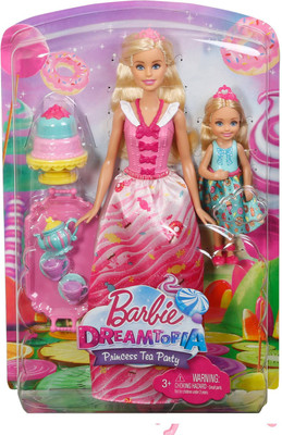 

Grab Offers Beautiful Barbie Princess Doll With Cute Chelsea Tea Party in Princess Dreamtopia's Sweetville Kingdom Have A Tea Fun Party Kids.(Multicolor)