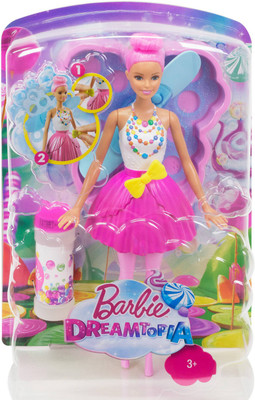 

Grab Offers Pretty Barbie Dreamtopia Bubbletastic Fairy Doll With Bubble Bottle For kids.(Multicolor)