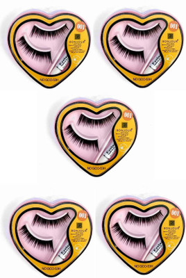 Bonjour eye lashes pack of 5(Pack of 5)