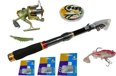 

Guru Kripa FISHING ROD SET - 45 N FISHING -360 45H Grey Fishing Rod(332 cm, 0.368, Grey)
