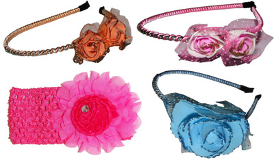 

Chunu Combo of Multi Color Hair Accessories Hair Accessory Set(Multicolor)