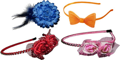 

Chunu Combo of Multi Color Hair Accessories Hair Accessory Set(Multicolor)