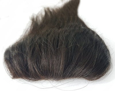 

kabello Real Human Closure | Loss Solution For Women (18 Inch, Dark Brown) Hair Extension