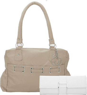 

Lady bar Hand-held Bag(Beige)