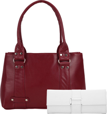 

Lady bar Hand-held Bag(Maroon)