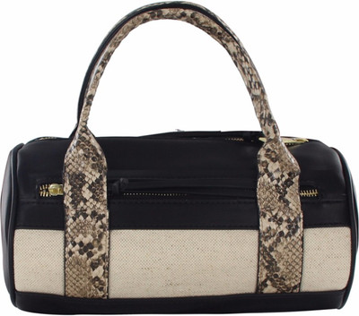 

Nine West Satchel(Black, Beige), Beige;black