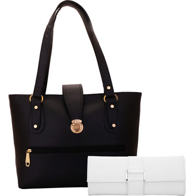 

Lady bar Hand-held Bag(Black)