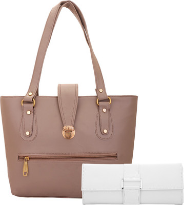 

Lady bar Hand-held Bag(Brown)