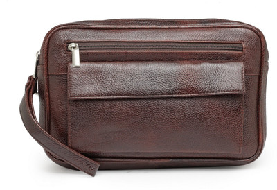 

Teakwood Hand-held Bag(Brown)