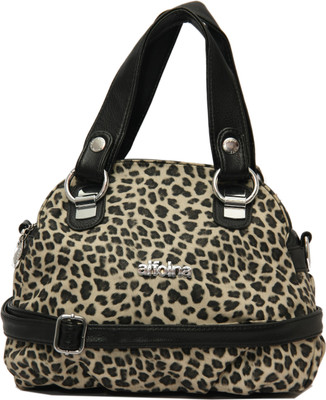 

Levise London Hand-held Bag(Black, Beige), Beige;black