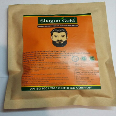 

Shagun Gold Herbal Natural Men's Beard Colour Brown 400gm(400 g)
