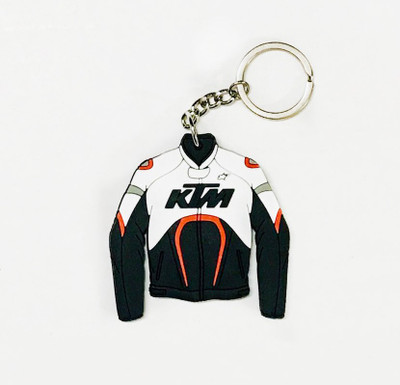 RIANZ Rubber Bike Car Bag Keychain Keyring Jacket Design For KTM DUKE Key Chain available at flipkart for Rs.249