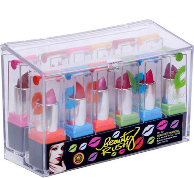 

Beauty Rusk Skyedventures Lip Stick Multi color Pack Of 12 (Car-020)(Multicolour, 400 g)