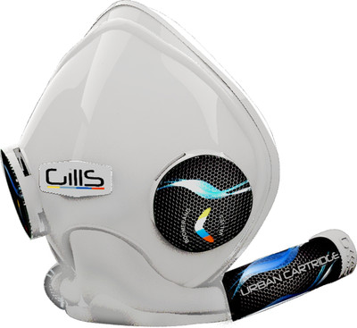 

Gills Max Advanced Air Pollution , Bike mask Large white Mask and Respirator