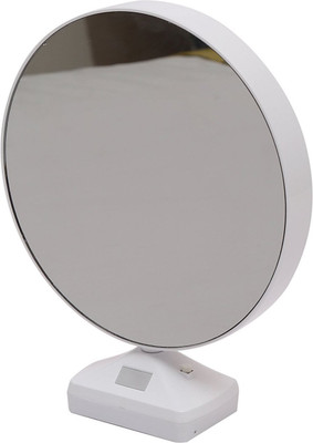 

EASELIFE Two In One Mirror Come Photo Frame Includes Led Light For Art Home Decor Bedroom Lamp Wedding Picture Lxh 20X25 Cm Decorative Mirror(Round)