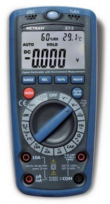 

METRAVI ET-3 Multifunction Environmental Meter Digital Multimeter(Grey 2000 Counts)