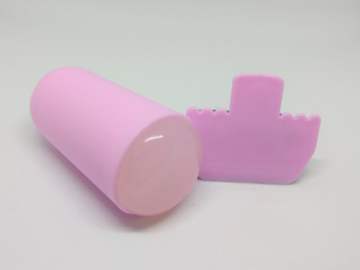 

Imported 3CM Pink Nail Art Squishy Stamping Tool Marshmallow Nail Stamper Scraper(Pink)