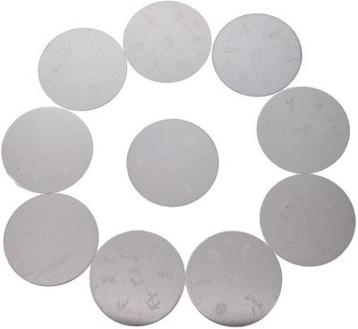 

Imported Nail Art Stamping kit for Nails Makeup Decoration- 10 Image Plates Set(Steel Plates)