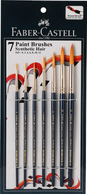 

Faber-Castell Round Paint Brush(Blue)