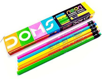 

DOMS neon100 Pencil(Set of 10, Multicolor)