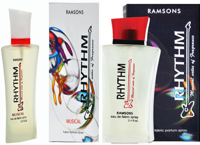 

Romsons RHYTHM MUSICAL PERFUME 40 ML+ RHYTHM PERFUME 40 ML Eau de Parfum - 40 ml(For Men & Women)