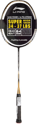 

Li-Ning NanoPower 828 Gold Badminton Racquet(G4 - 3.25 Inches, 84 g)