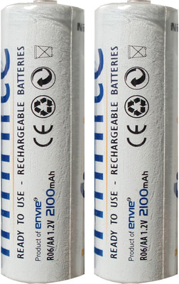 

Envie AA RECHARGEABLE 2100 MA Rechargeable Ni-MH Battery