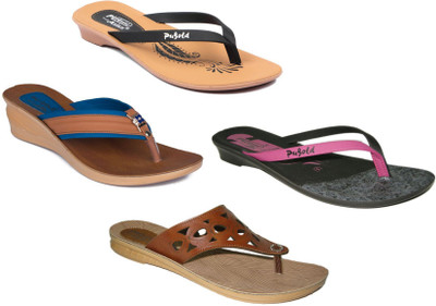 

Asian Women Multicolor Wedges