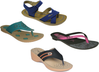 Asian Women Multicolor Flats