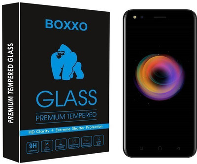 Boxxo Tempered Glass Guard for Micromax Canvas 1(Pack of 1)