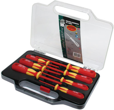 

Proskit SD-8011 Standard Screwdriver Set(Pack of 7), Red