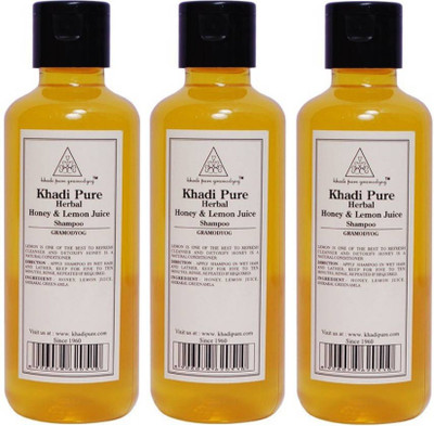 

KHADI PURE GRAMODYOG HERBAL HONEY & LEMON JUICE SHAMPOO(630 ml)